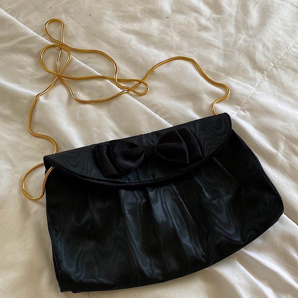 Black and gold clutch